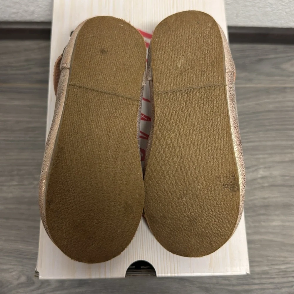 Blowfish Malibu Kids' Pixi Ballet Flat Kid In Rose Gold Reptile